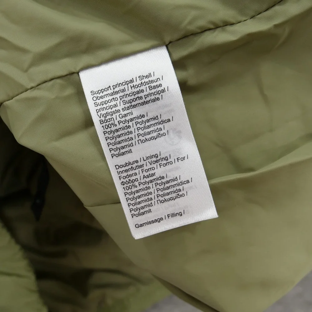 Lacoste Vest Jacket Mens 2XL XXL Green Full Zip Quilted Sleeveless
